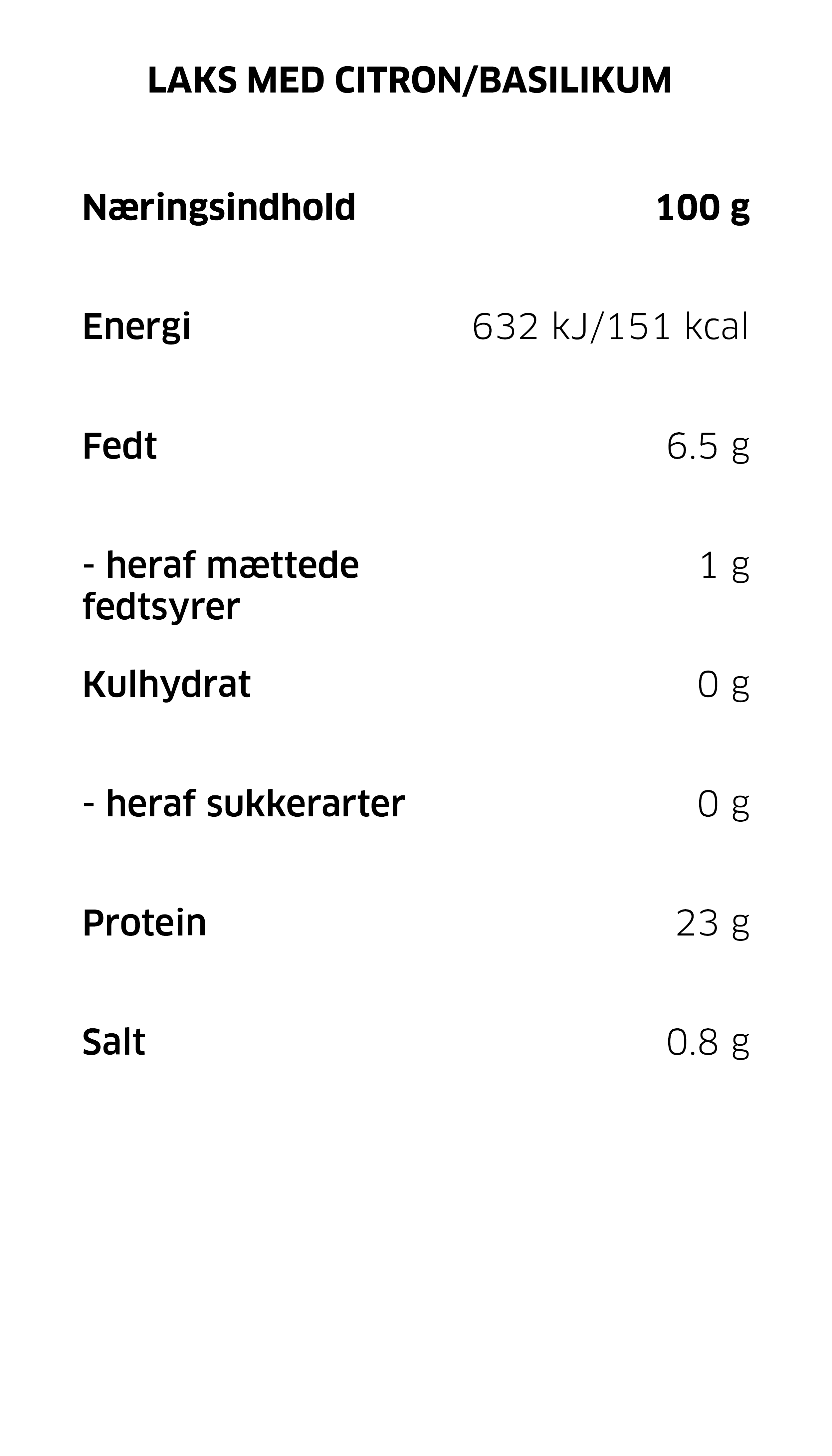 10 stk • Laks med citron/basilikum