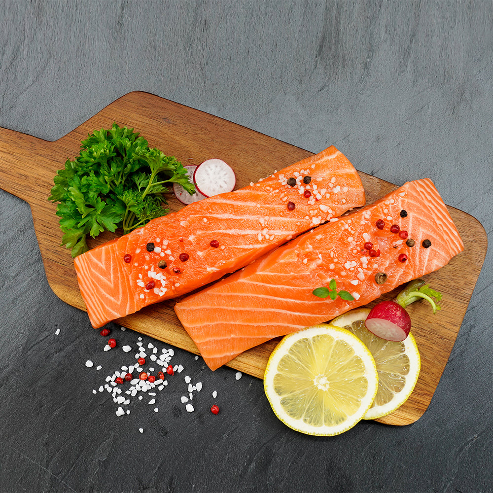 Frozen Salmon Portions • Skin-off • 4oz