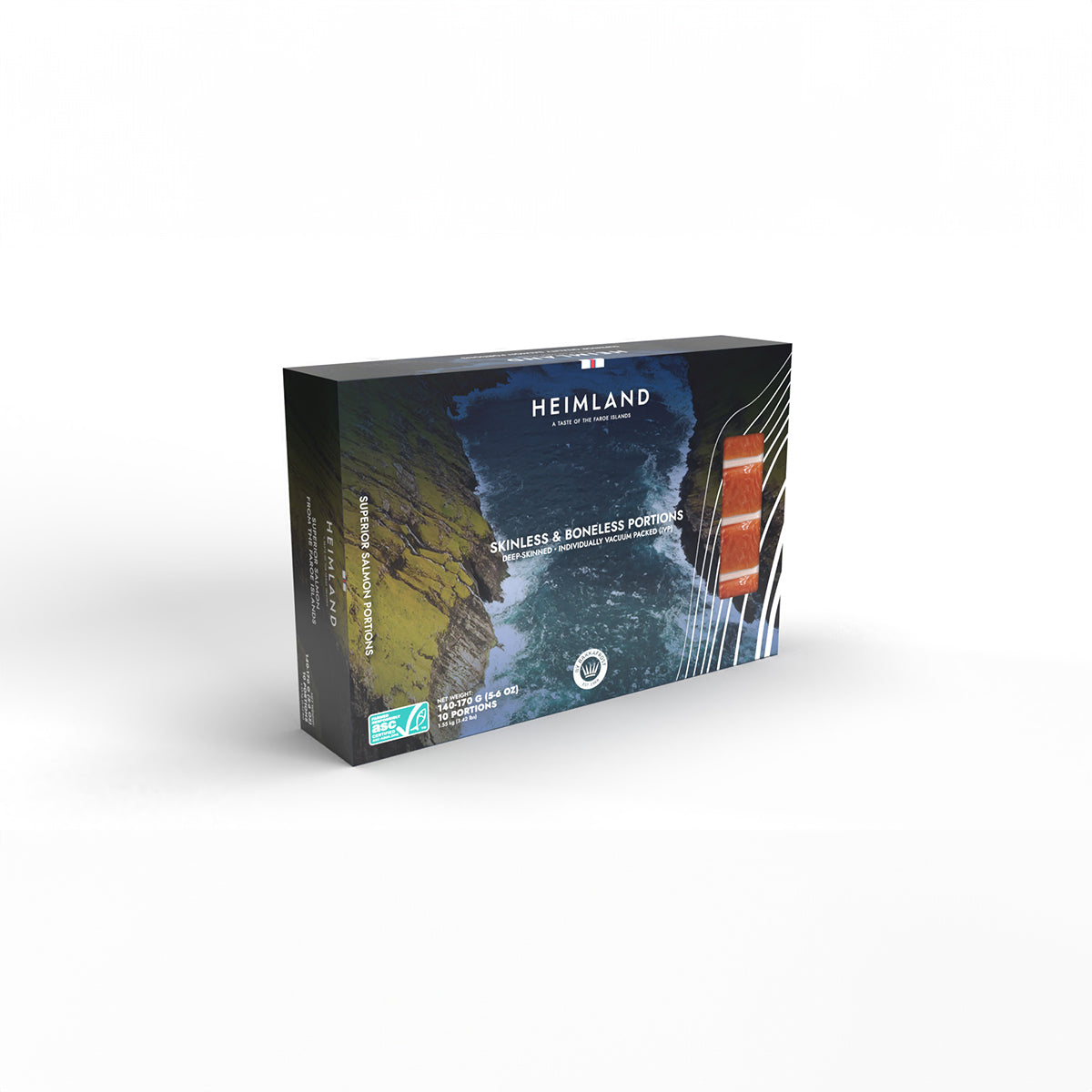 Frosne portioner - 10x155g (1,55 kg) 