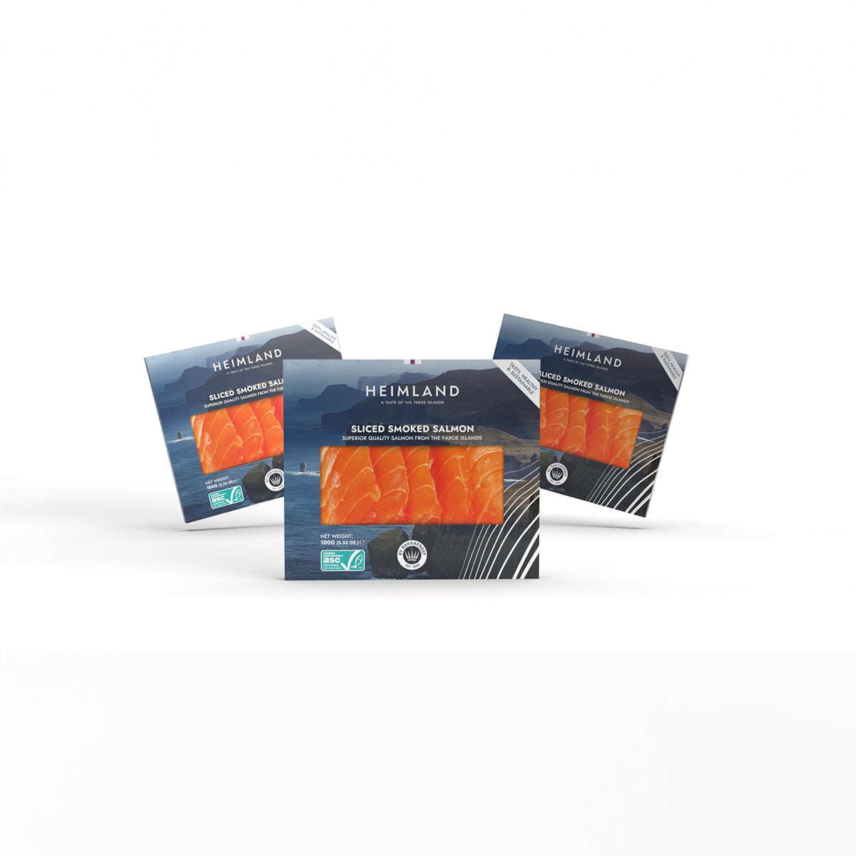 Røget laks (100g)